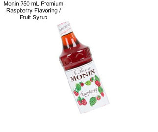 Monin 750 mL Premium Raspberry Flavoring / Fruit Syrup