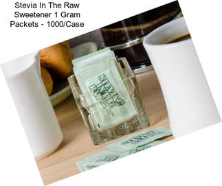 Stevia In The Raw Sweetener 1 Gram Packets - 1000/Case