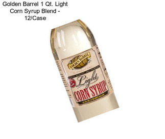 Golden Barrel 1 Qt. Light Corn Syrup Blend - 12/Case