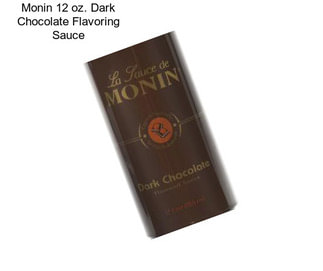 Monin 12 oz. Dark Chocolate Flavoring Sauce