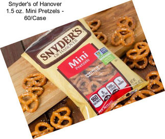 Snyder\'s of Hanover 1.5 oz. Mini Pretzels - 60/Case