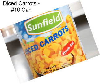 Diced Carrots - #10 Can