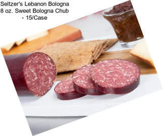 Seltzer\'s Lebanon Bologna 8 oz. Sweet Bologna Chub - 15/Case