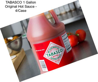 TABASCO 1 Gallon Original Hot Sauce - 4/Case