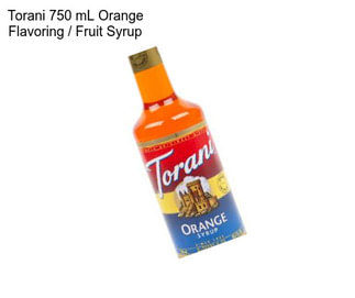 Torani 750 mL Orange Flavoring / Fruit Syrup