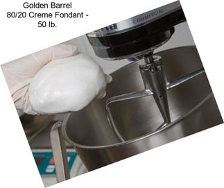 Golden Barrel 80/20 Creme Fondant - 50 lb.