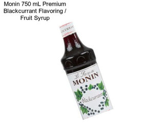 Monin 750 mL Premium Blackcurrant Flavoring / Fruit Syrup