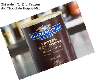 Ghirardelli 3.12 lb. Frozen Hot Chocolate Frappe Mix