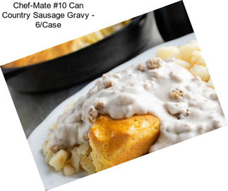 Chef-Mate #10 Can Country Sausage Gravy - 6/Case