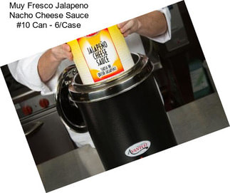 Muy Fresco Jalapeno Nacho Cheese Sauce #10 Can - 6/Case