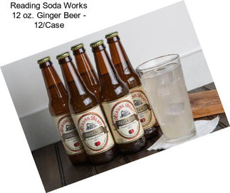 Reading Soda Works 12 oz. Ginger Beer - 12/Case