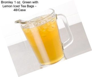 Bromley 1 oz. Green with Lemon Iced Tea Bags - 48/Case