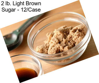 2 lb. Light Brown Sugar - 12/Case