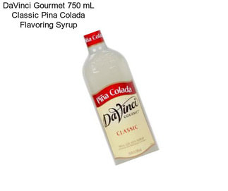 DaVinci Gourmet 750 mL Classic Pina Colada Flavoring Syrup