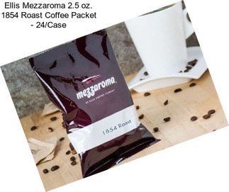 Ellis Mezzaroma 2.5 oz. 1854 Roast Coffee Packet - 24/Case