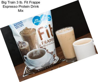 Big Train 3 lb. Fit Frappe Espresso Protein Drink Mix