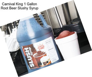 Carnival King 1 Gallon Root Beer Slushy Syrup