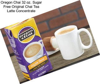 Oregon Chai 32 oz. Sugar Free Original Chai Tea Latte Concentrate