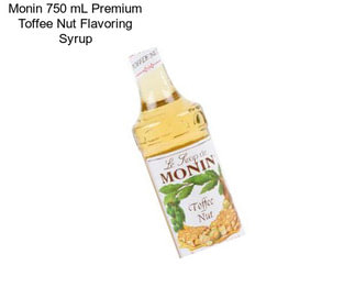 Monin 750 mL Premium Toffee Nut Flavoring Syrup