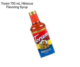 Torani 750 mL Hibiscus Flavoring Syrup