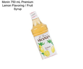 Monin 750 mL Premium Lemon Flavoring / Fruit Syrup