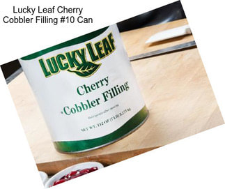 Lucky Leaf Cherry Cobbler Filling #10 Can