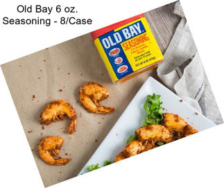 Old Bay 6 oz. Seasoning - 8/Case