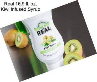 Real 16.9 fl. oz. Kiwi Infused Syrup