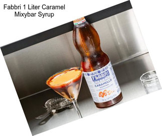 Fabbri 1 Liter Caramel Mixybar Syrup