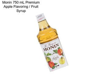 Monin 750 mL Premium Apple Flavoring / Fruit Syrup