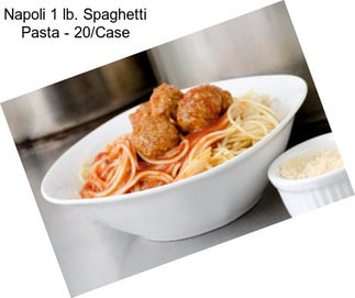 Napoli 1 lb. Spaghetti Pasta - 20/Case