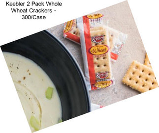 Keebler 2 Pack Whole Wheat Crackers - 300/Case