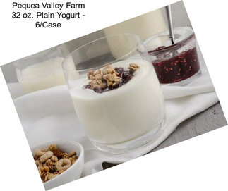 Pequea Valley Farm 32 oz. Plain Yogurt - 6/Case