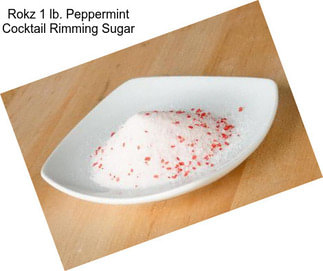 Rokz 1 lb. Peppermint Cocktail Rimming Sugar