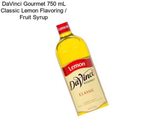 DaVinci Gourmet 750 mL Classic Lemon Flavoring / Fruit Syrup