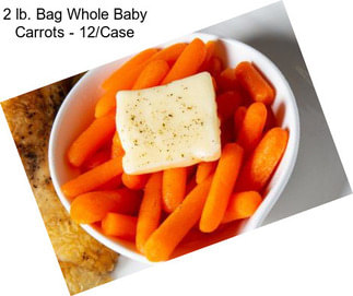 2 lb. Bag Whole Baby Carrots - 12/Case