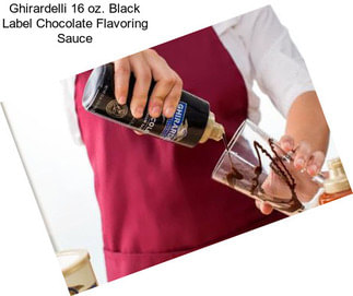 Ghirardelli 16 oz. Black Label Chocolate Flavoring Sauce