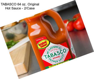 TABASCO 64 oz. Original Hot Sauce - 2/Case