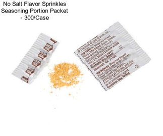 No Salt Flavor Sprinkles Seasoning Portion Packet - 300/Case