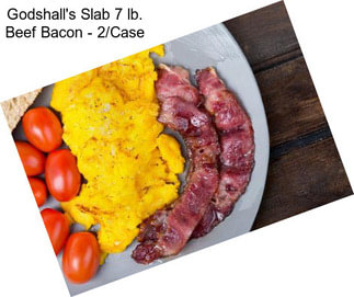 Godshall\'s Slab 7 lb. Beef Bacon - 2/Case