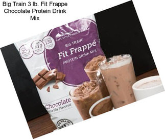 Big Train 3 lb. Fit Frappe Chocolate Protein Drink Mix