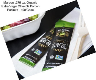 Marconi .375 oz. Organic Extra Virgin Olive Oil Portion Packets - 100/Case