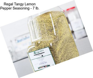 Regal Tangy Lemon Pepper Seasoning - 7 lb.