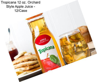 Tropicana 12 oz. Orchard Style Apple Juice - 12/Case