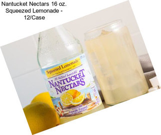 Nantucket Nectars 16 oz. Squeezed Lemonade - 12/Case