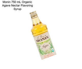 Monin 750 mL Organic Agave Nectar Flavoring Syrup