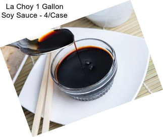 La Choy 1 Gallon Soy Sauce - 4/Case