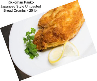 Kikkoman Panko Japanese Style Untoasted Bread Crumbs - 25 lb.