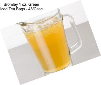 Bromley 1 oz. Green Iced Tea Bags - 48/Case