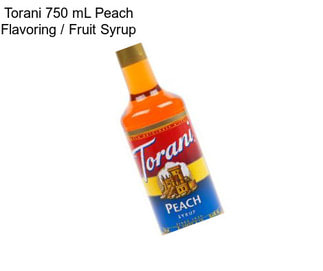 Torani 750 mL Peach Flavoring / Fruit Syrup